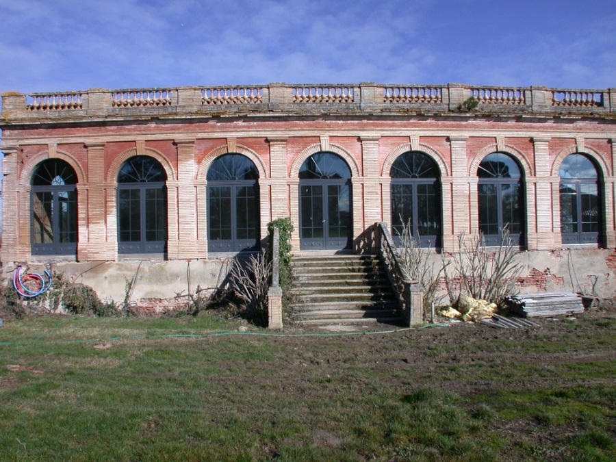 1 - menuiseries alu renovation batisse ancienne - realisation Menuiserie Chomette