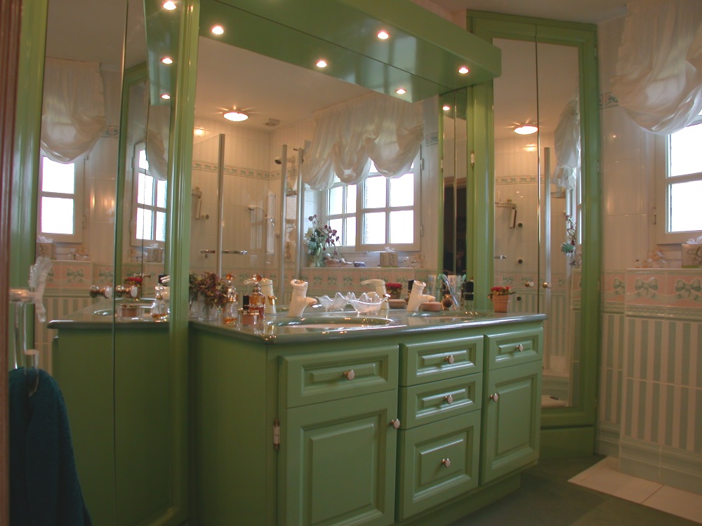 1 - realisation mobilier salle de bain Menuiserie Chomette