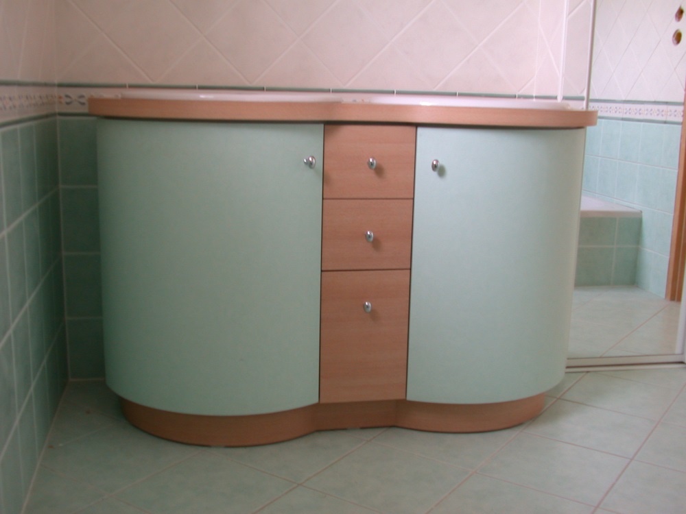 5 - realisation meuble sous-vasque de salle de bain Menuiserie Chomette